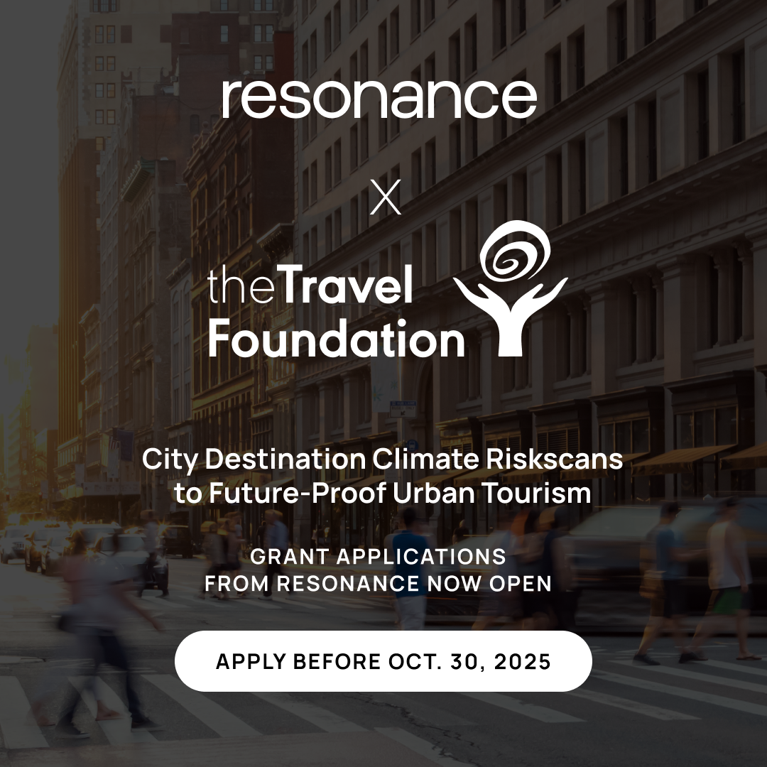 Resonance has partnered with the Travel Foundation, and an alliance of international academic and industry partners, to develop City Destination Climate RiskScans – structured assessments that help cities understand their specific climate risks to tourism.